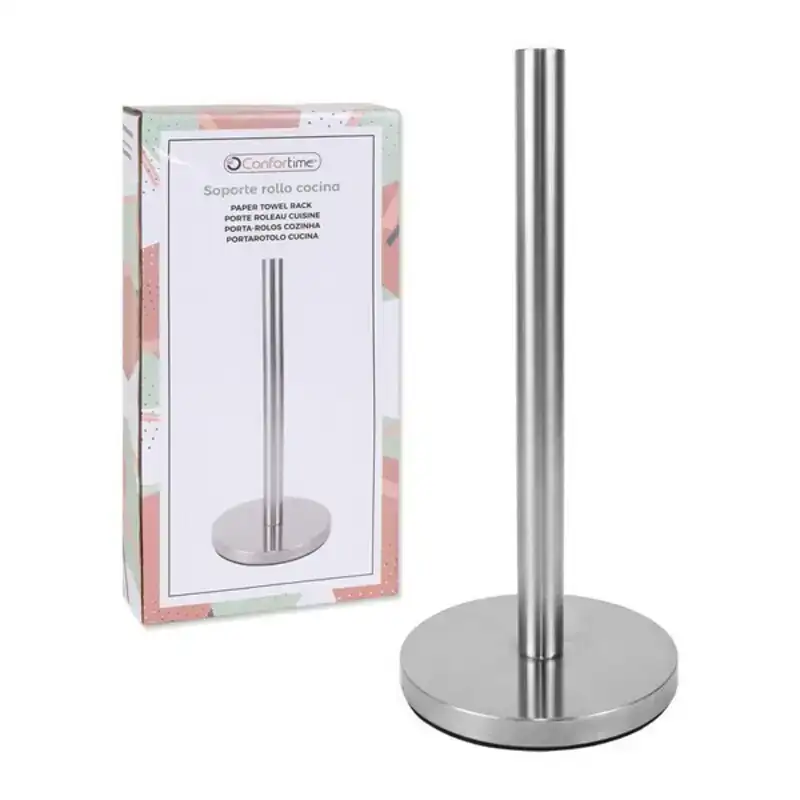 Porte papier cuisine confortime acier inoxydable 33 cm_3153. DIAYTAR COTE D'IVOIRE - Votre Destination pour un Shopping Unique. Parcourez notre catalogue et trouvez des articles qui vous inspirent et vous édifient.
