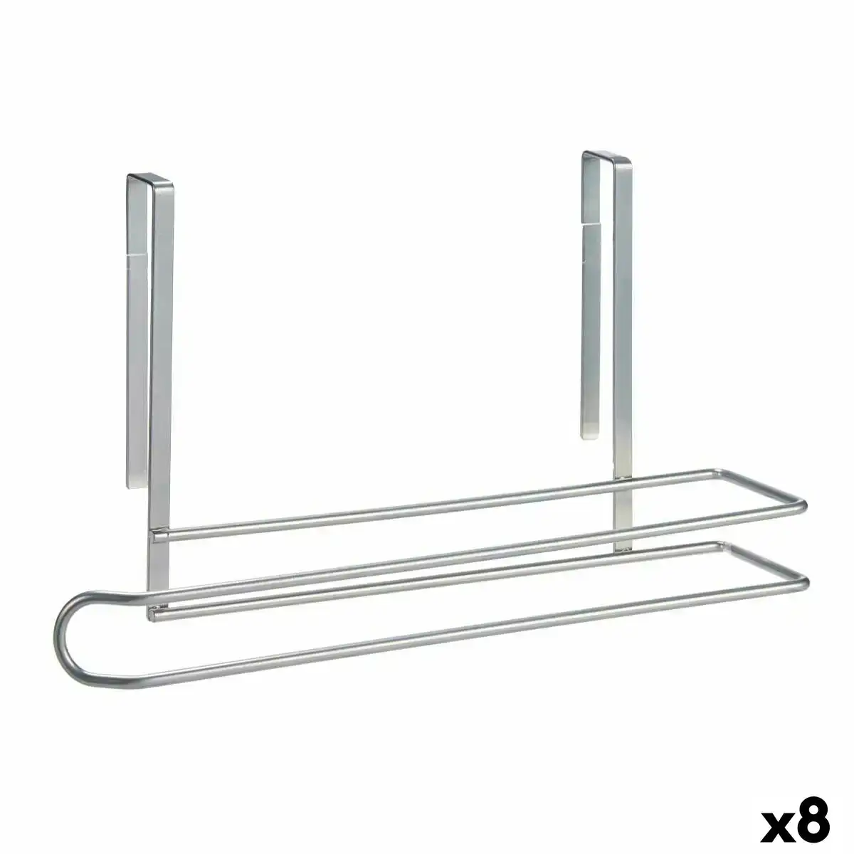 Porte papier de cuisine argent acier inoxydable 8 unite s_1574. DIAYTAR COTE D'IVOIRE - Votre Passage vers l'Élégance Abordable. Explorez notre collection où chaque produit est choisi pour sa qualité et son accessibilité, incarnant ainsi l'essence du Côte d'Ivoire.