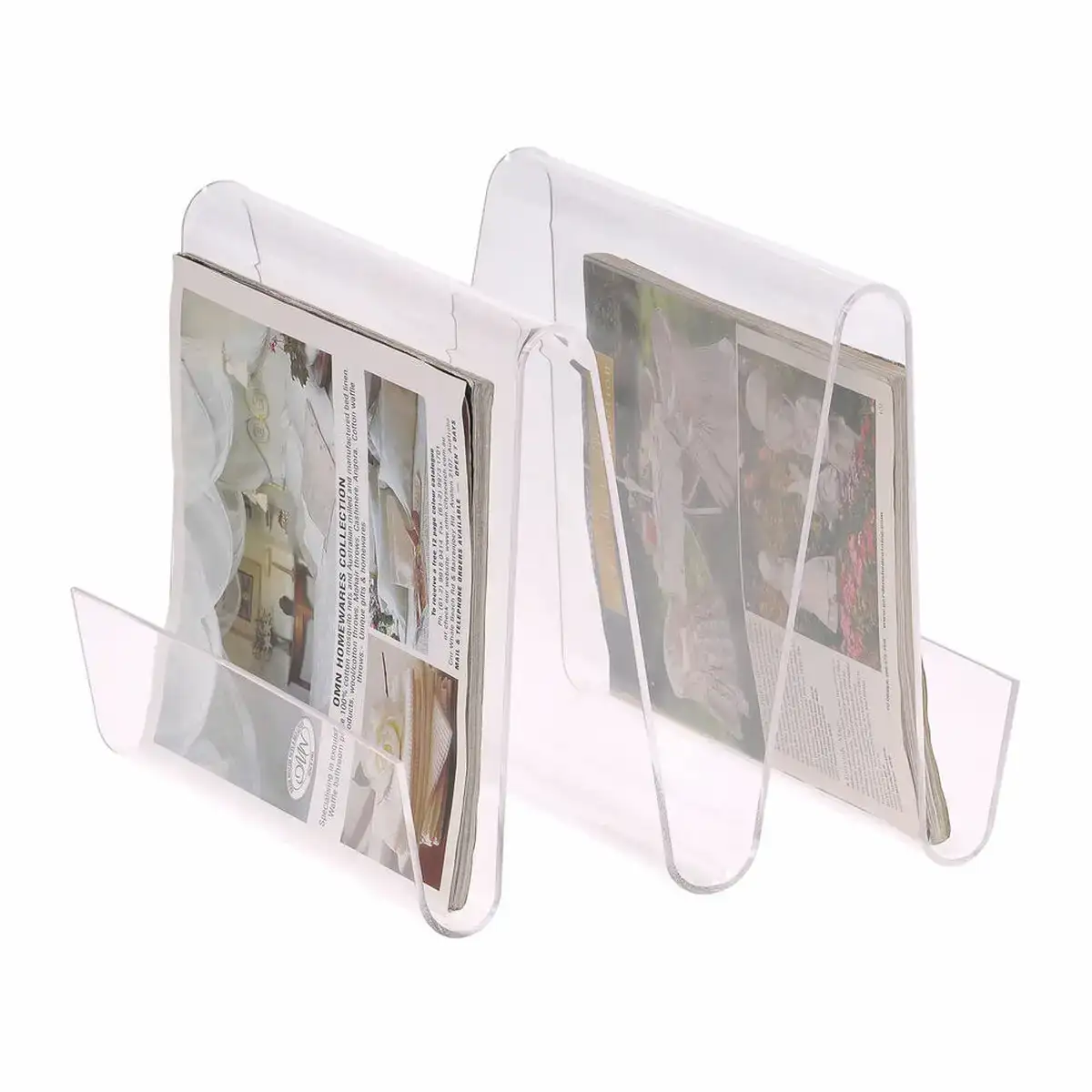 Porte revues dkd home decor acrylique transparent 30 x 31 x 25 cm_1868. DIAYTAR COTE D'IVOIRE - Votre Destination Shopping de Choix. Explorez notre boutique en ligne et découvrez des trésors qui reflètent votre style et votre passion pour l'authenticité.