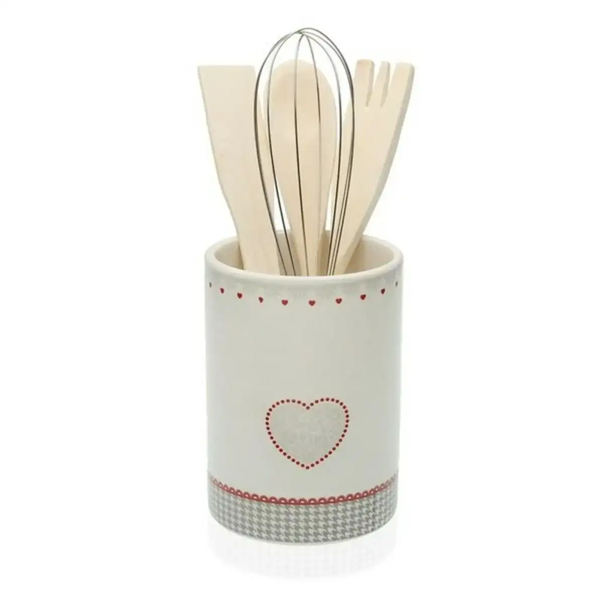 Pot pour ustensiles de cuisine versa ce ramique 10 x 15 x 10 cm_6629. DIAYTAR COTE D'IVOIRE - Où Choisir est un Plaisir. Explorez notre boutique en ligne et choisissez parmi des produits de qualité qui satisferont vos besoins et vos goûts.
