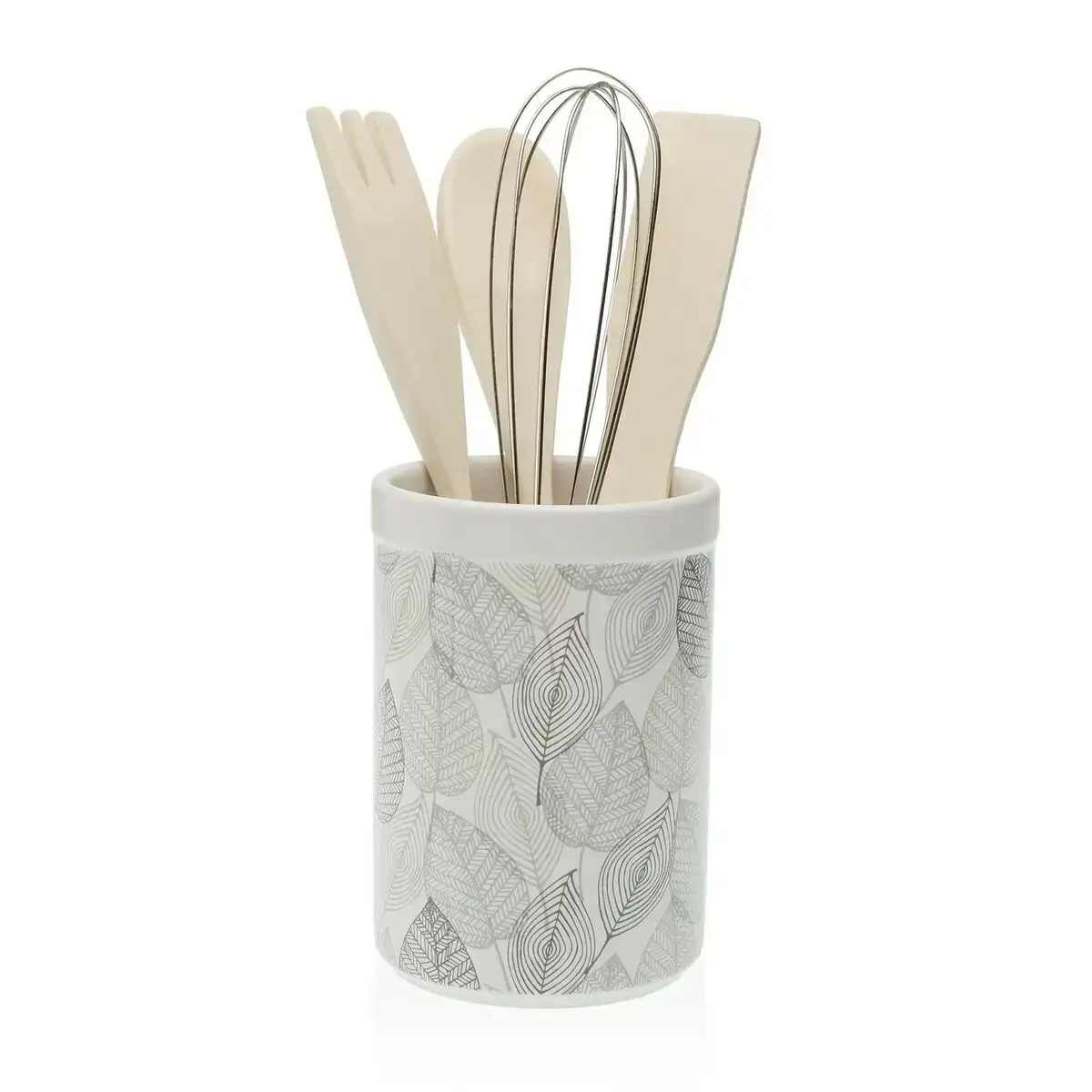 Pot pour ustensiles de cuisine versa gardee ce ramique 10 x 15 x 10 cm_1667. Bienvenue chez DIAYTAR COTE D'IVOIRE - Où l'Authenticité Rencontre l'Accessibilité. Explorez notre sélection abordable et découvrez des articles qui incarnent l'essence du Côte d'Ivoire.