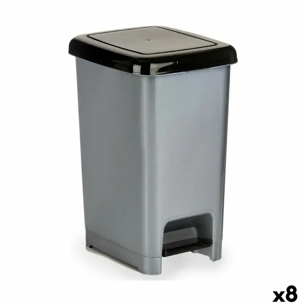 Poubelle a pe dale noir gris plastique 25 l 37 x 47 x 26 9 cm 8 unite s_2409. Bienvenue chez DIAYTAR COTE D'IVOIRE - Où Choisir est une Invitation au Voyage. Explorez notre boutique en ligne et découvrez des produits qui vous transportent dans l'univers du Côte d'Ivoire.