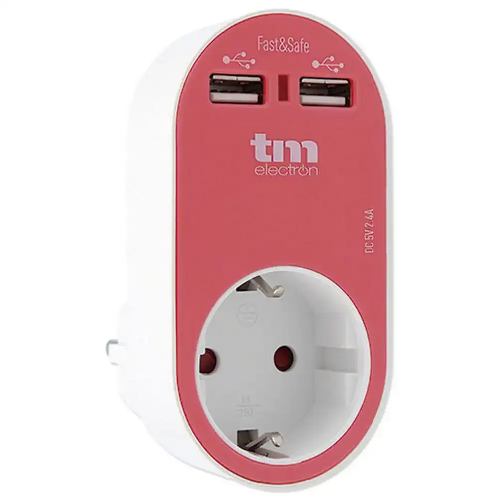 Prise murale avec 2 ports usb tm electron magenta_3788. Bienvenue chez DIAYTAR COTE D'IVOIRE - Où le Shopping Devient un Voyage. Explorez notre plateforme pour dénicher des produits uniques, racontant l'histoire et l'âme du Côte d'Ivoire.