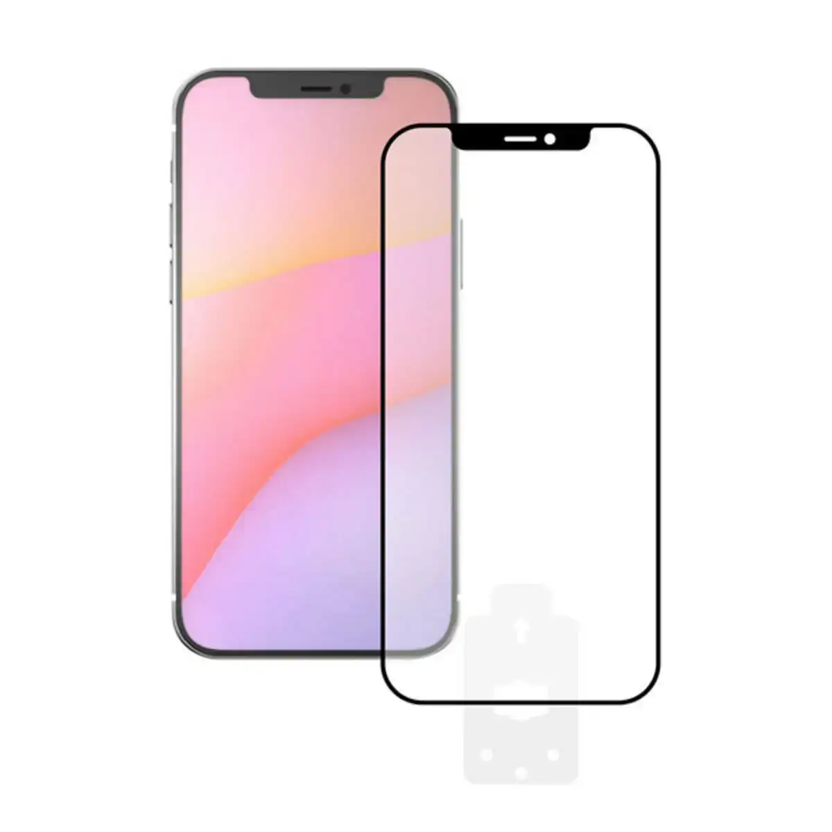 Protecteur d e cran mobile en verre trempe iphone 12 mini ksix 2 5d_5672. DIAYTAR COTE D'IVOIRE - L'Art de Choisir, l'Art de Vivre. Parcourez notre boutique en ligne et choisissez parmi des produits de qualité qui ajoutent de l'élégance à votre quotidien.
