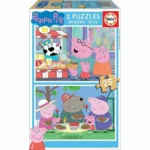 Puzzle educa peppa pig 2 x 25 pcs_6987. DIAYTAR COTE D'IVOIRE - Votre Passage vers le Raffinement. Plongez dans notre univers de produits exquis et choisissez des articles qui ajoutent une touche de sophistication à votre vie.