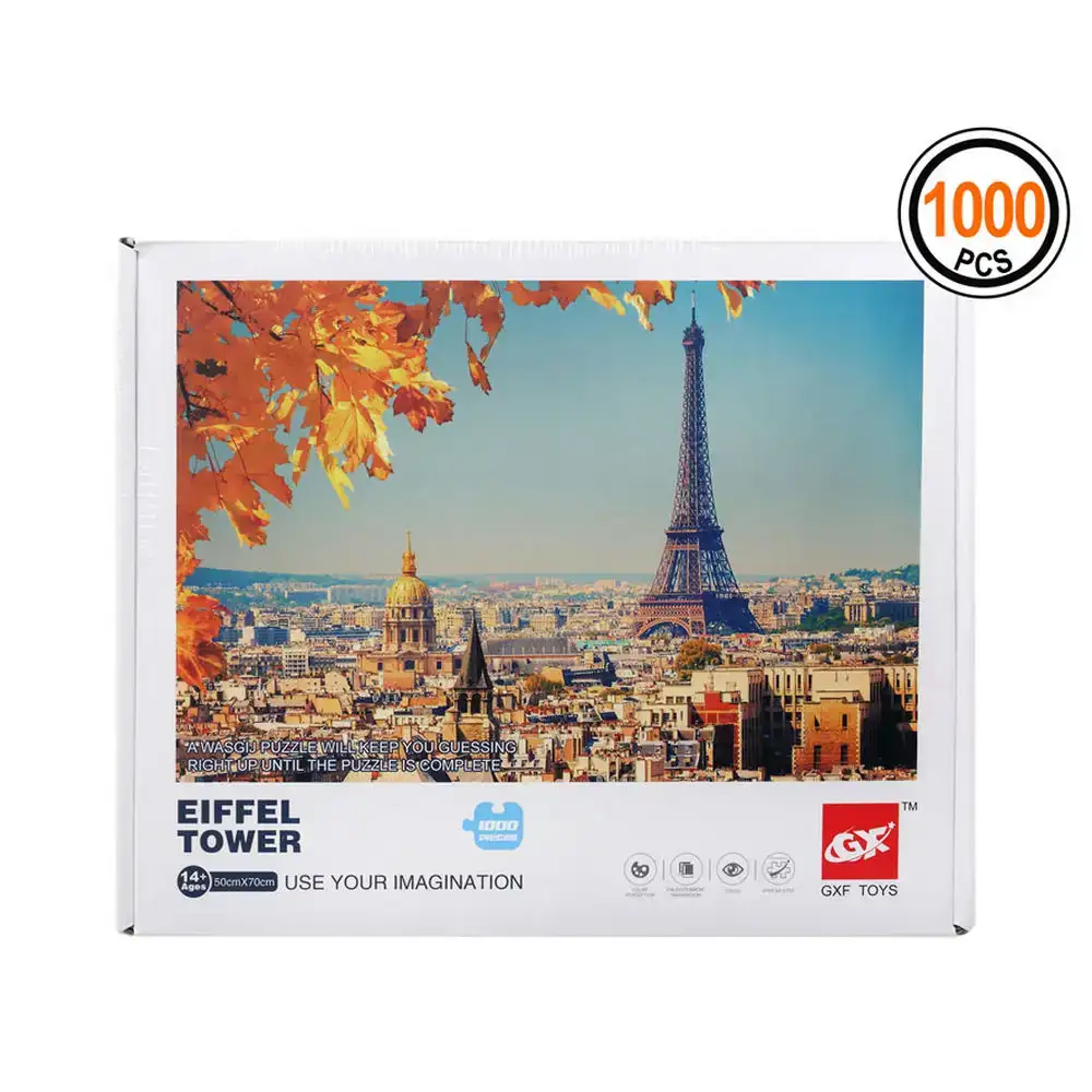 Puzzle tour eiffel 1000 pcs_3172. Bienvenue chez DIAYTAR COTE D'IVOIRE - Où Choisir est un Voyage. Plongez dans notre plateforme en ligne pour trouver des produits qui ajoutent de la couleur et de la texture à votre quotidien.