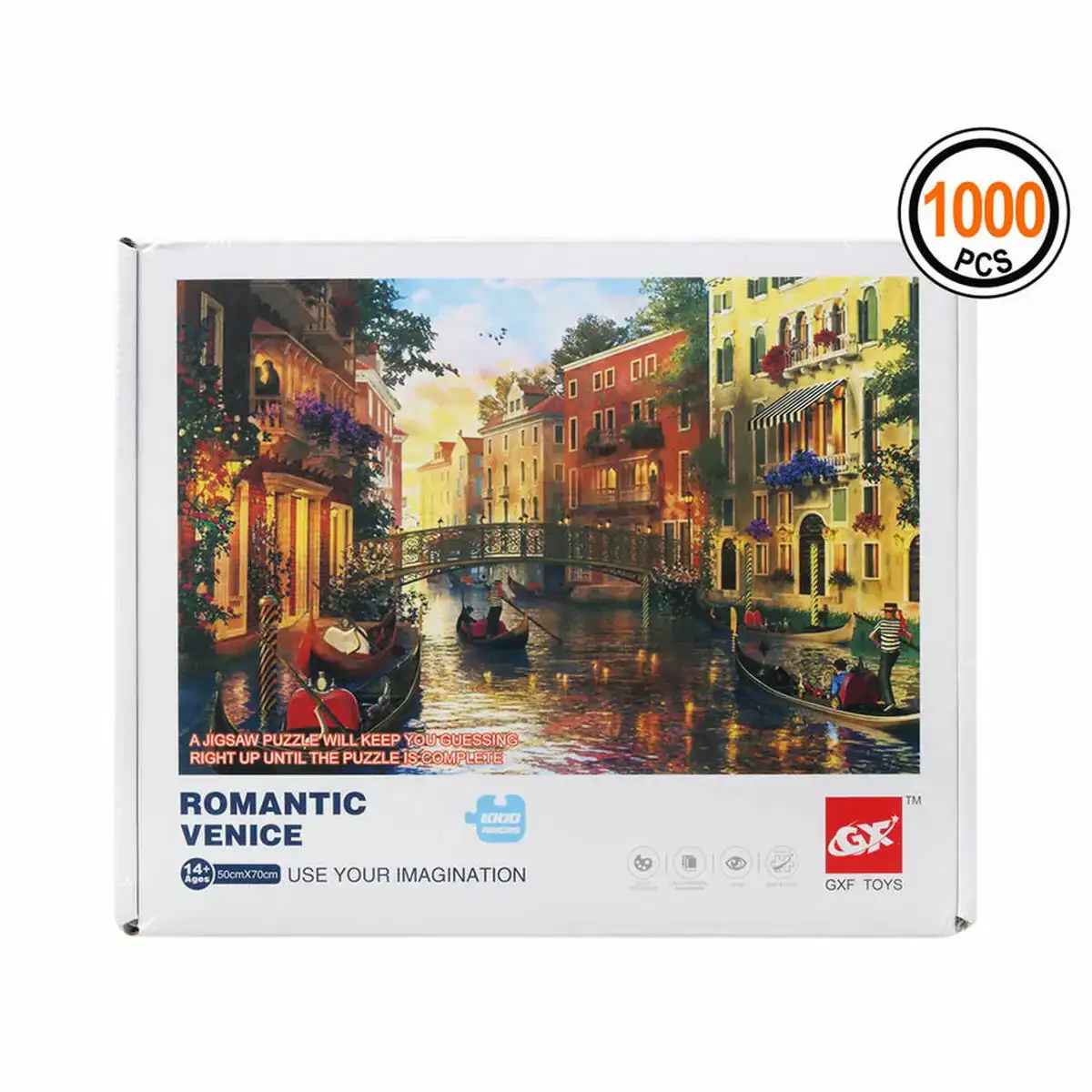 Puzzle venise romantique 1000 pcs_1819. Bienvenue sur DIAYTAR COTE D'IVOIRE - Votre Destination Shopping à la Côte d'Ivoireaise. Explorez notre boutique en ligne et découvrez une gamme variée de produits qui capturent l'esprit du Côte d'Ivoire.