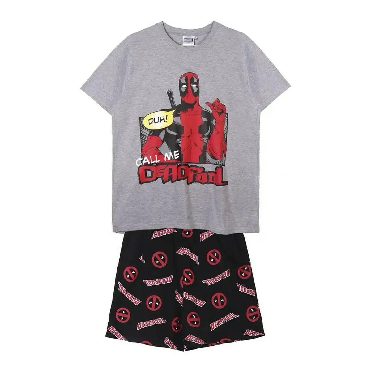 Pyjama deadpool homme gris_6215. DIAYTAR COTE D'IVOIRE - Là où Vos Rêves Prendent Forme. Plongez dans notre catalogue diversifié et trouvez des produits qui enrichiront votre quotidien, du pratique à l'exceptionnel.