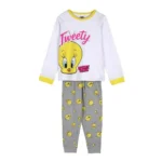 Pyjama enfant looney tunes blanc_8828. DIAYTAR COTE D'IVOIRE - Votre Source d'Inspiration Shopping. Parcourez nos rayons et trouvez des articles qui vous inspirent, que ce soit pour votre style, votre maison ou votre vie quotidienne.