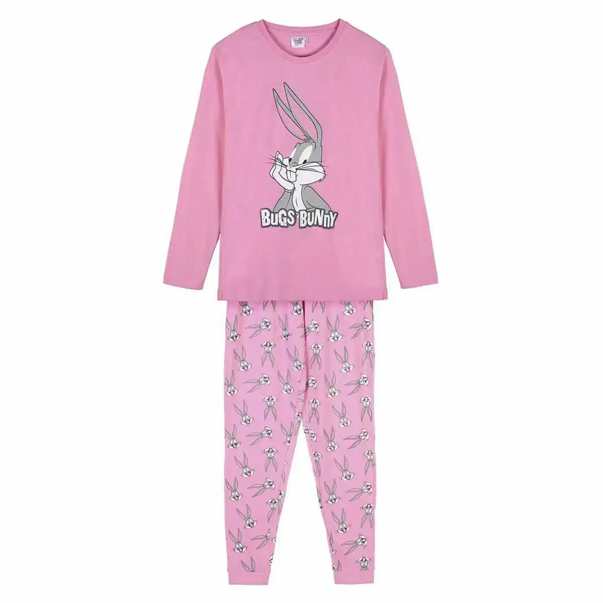 Pyjama looney tunes rose_2046. DIAYTAR COTE D'IVOIRE - L'Art de Vivre le Shopping Authentique. Découvrez notre boutique en ligne et trouvez des produits qui incarnent la passion et le savoir-faire du Côte d'Ivoire.