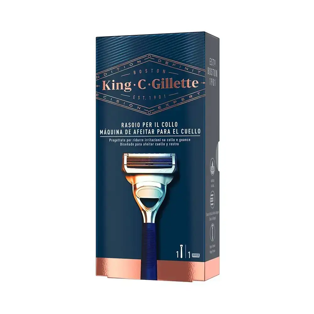 Rasoir manuel king c gillette neck razor blue_1757. Entrez dans le Monde de DIAYTAR COTE D'IVOIRE - Où la Satisfaction est la Priorité. Explorez notre sélection pensée pour vous offrir une expérience de shopping qui va au-delà de vos attentes.