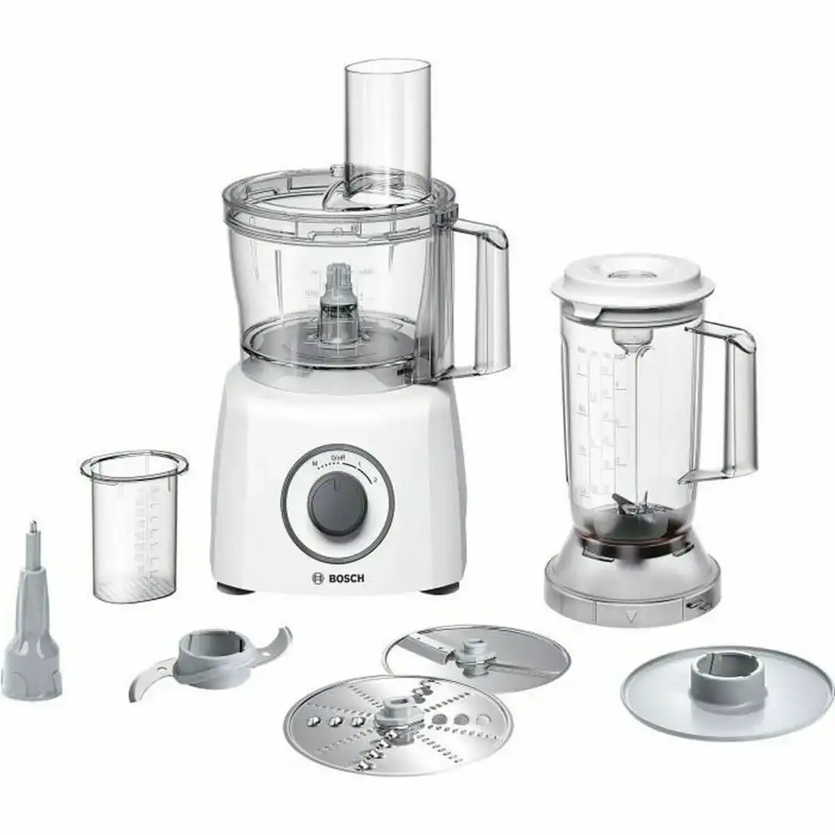 Robot culinaire bosch multitalent3 800 w blanc 800 w_6087. Votre Destination de Choix: DIAYTAR COTE D'IVOIRE - Où l'Authenticité Rencontre la Commodité. Faites l'expérience de magasiner en ligne pour des articles qui incarnent la richesse culturelle et la modernité du Côte d'Ivoire.