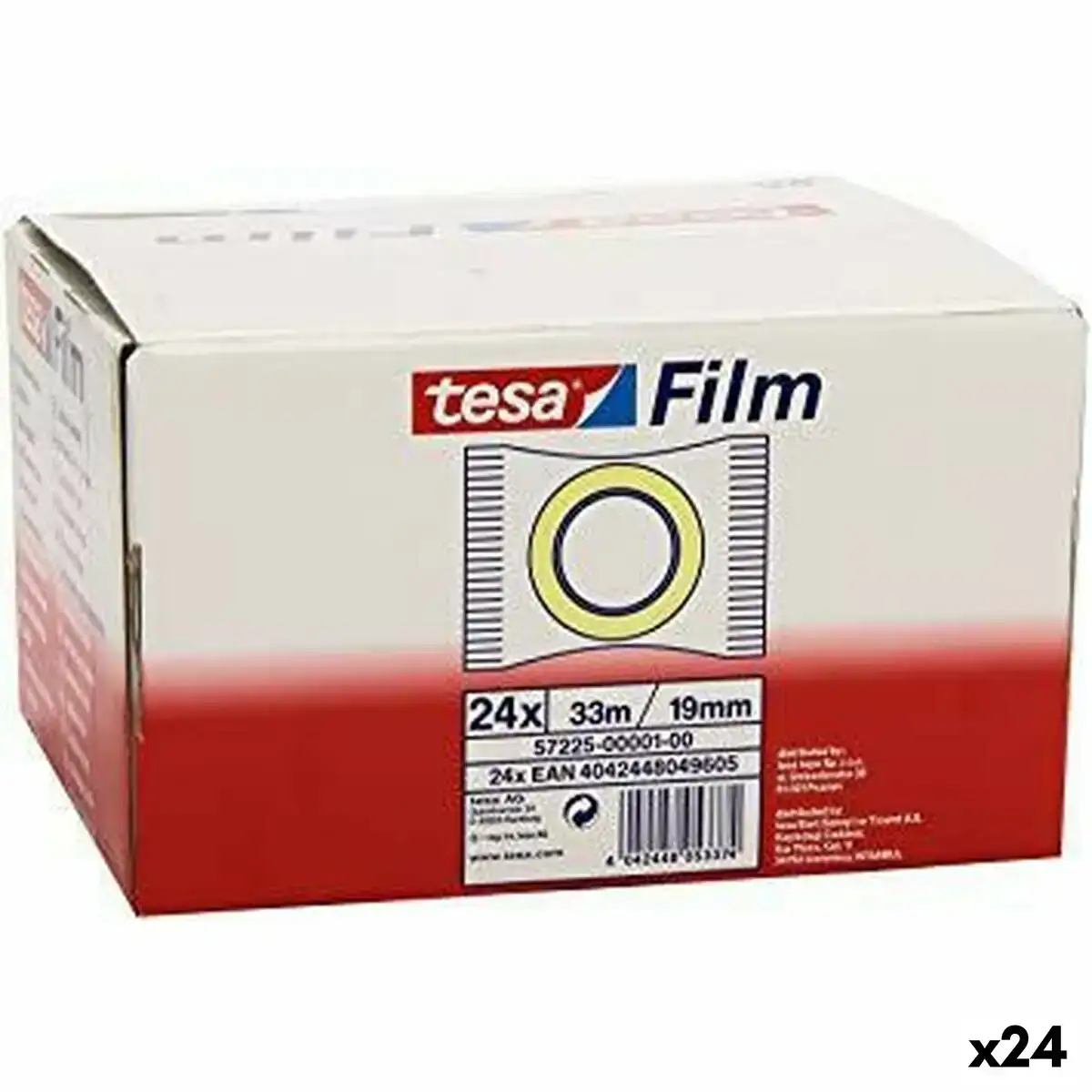 Ruban adhe sif tesa 19 mm 33 m transparent 24 unite s_7828. DIAYTAR COTE D'IVOIRE - Votre Destination Shopping Authentique. Explorez notre boutique en ligne et découvrez des trésors qui reflètent l'âme du Côte d'Ivoire, pour une expérience shopping unique.