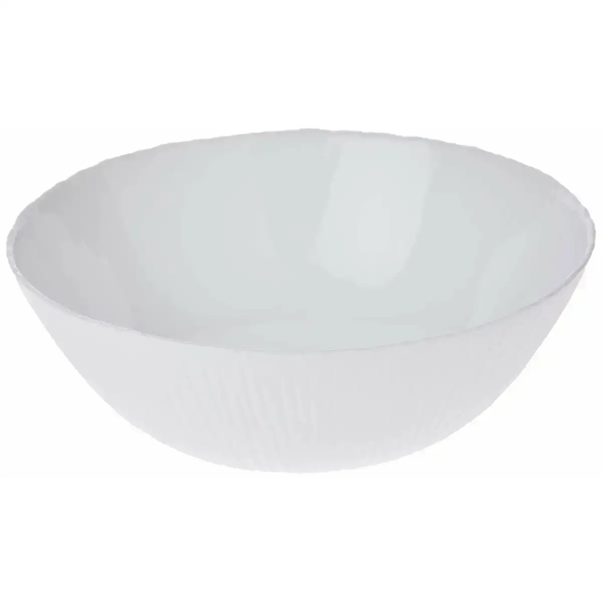 Saladier bormioli coco blanc verre trempe ø 23 cm_6796. DIAYTAR COTE D'IVOIRE - Où Choisir Devient une Découverte. Explorez notre boutique en ligne et trouvez des articles qui vous surprennent et vous ravissent à chaque clic.
