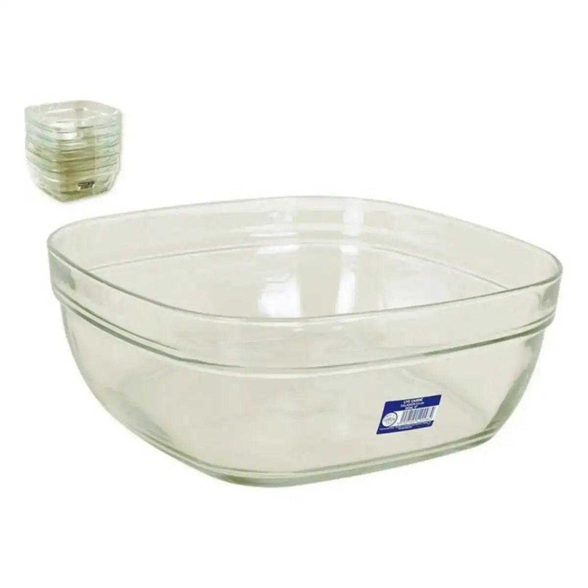 Saladier duralex lys carre empilable 23 x 23 x 9 cm 3 l_8474. DIAYTAR COTE D'IVOIRE - Où Choisir Devient une Expérience Personnalisée. Explorez notre boutique en ligne pour découvrir des produits qui s'adaptent à votre style et à votre essence.