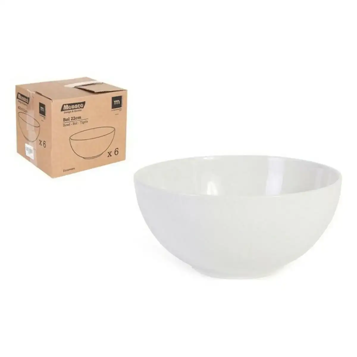 Saladier la mediterra nea monaco ø 22 cm_1102. DIAYTAR COTE D'IVOIRE - Votre Passage vers l'Exceptionnel. Naviguez à travers notre sélection minutieuse et découvrez des articles qui apportent une touche spéciale à chaque instant de votre vie.
