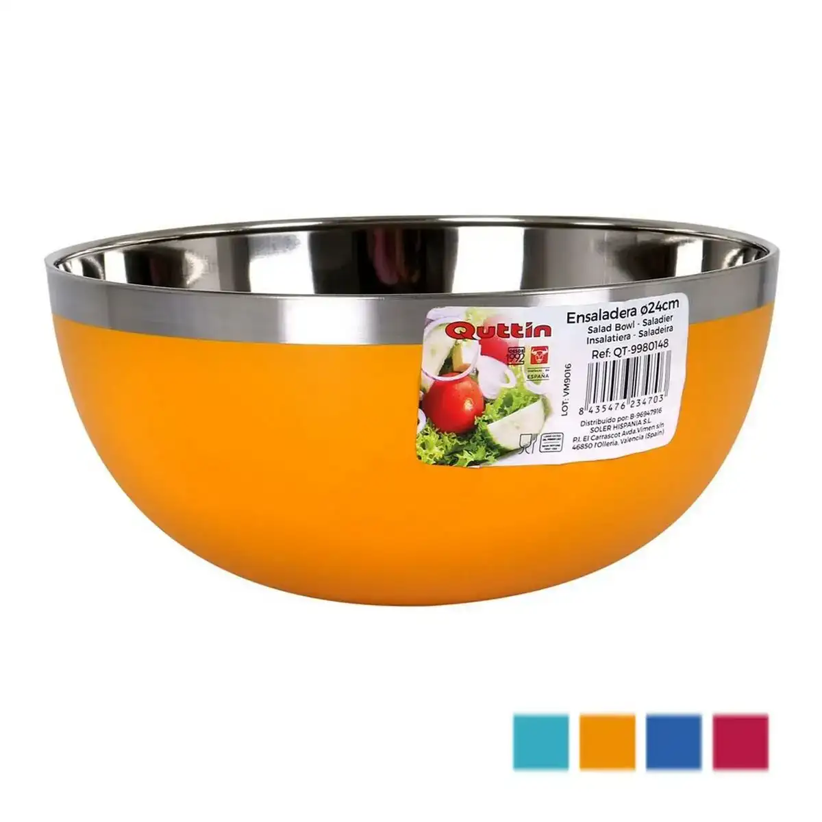 Saladier quttin acier inoxydable ø 24 cm_8817. Bienvenue chez DIAYTAR COTE D'IVOIRE - Où Chaque Détail Fait la Différence. Découvrez notre sélection méticuleuse et choisissez des articles qui répondent à vos exigences.
