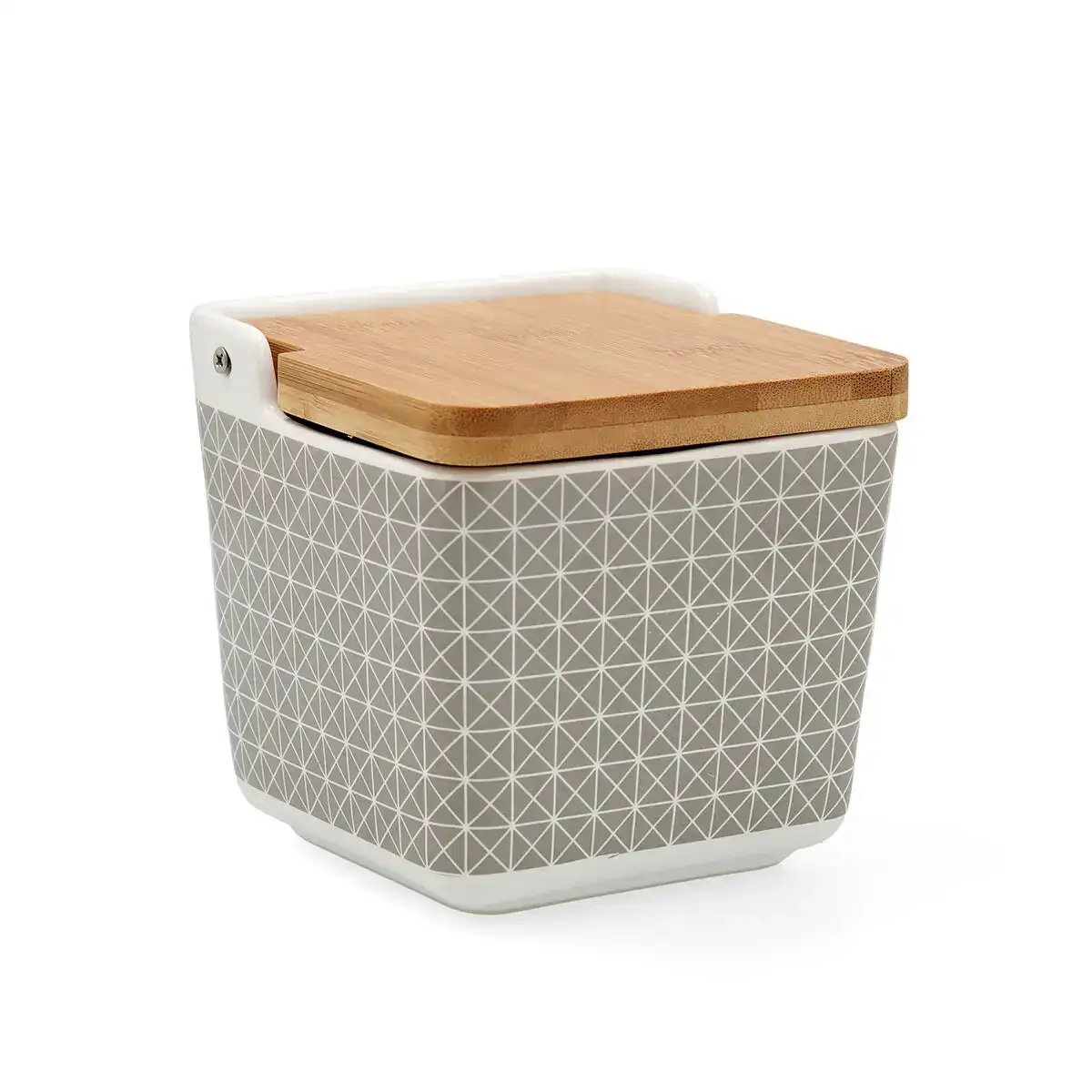 Salie re avec couvercle quid tu y yo triangle ce ramique gris 12 x 12 cm_7077. Bienvenue sur DIAYTAR COTE D'IVOIRE - Votre Destination Shopping à la Côte d'Ivoireaise. Explorez notre boutique en ligne et découvrez une gamme variée de produits qui capturent l'esprit du Côte d'Ivoire.