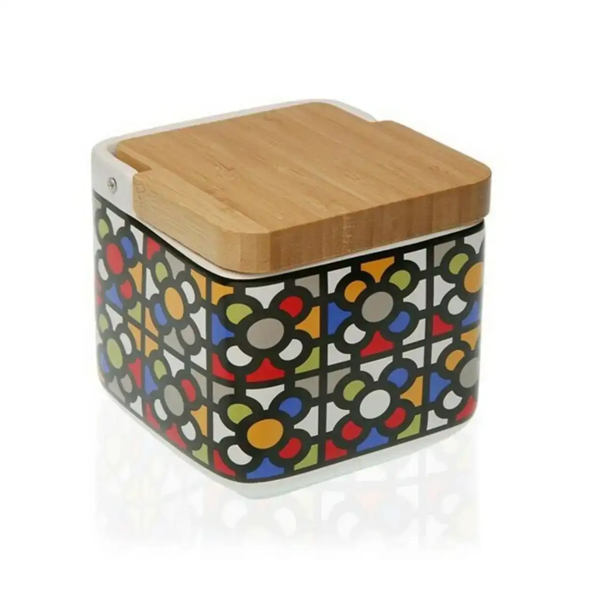 Salie re avec couvercle versa urbana ce ramique 11 8 x 11 2 x 11 7 cm_3741. DIAYTAR COTE D'IVOIRE - L'Art de Vivre en Couleurs et en Styles. Parcourez notre sélection et trouvez des articles qui reflètent votre personnalité et votre goût pour la vie.