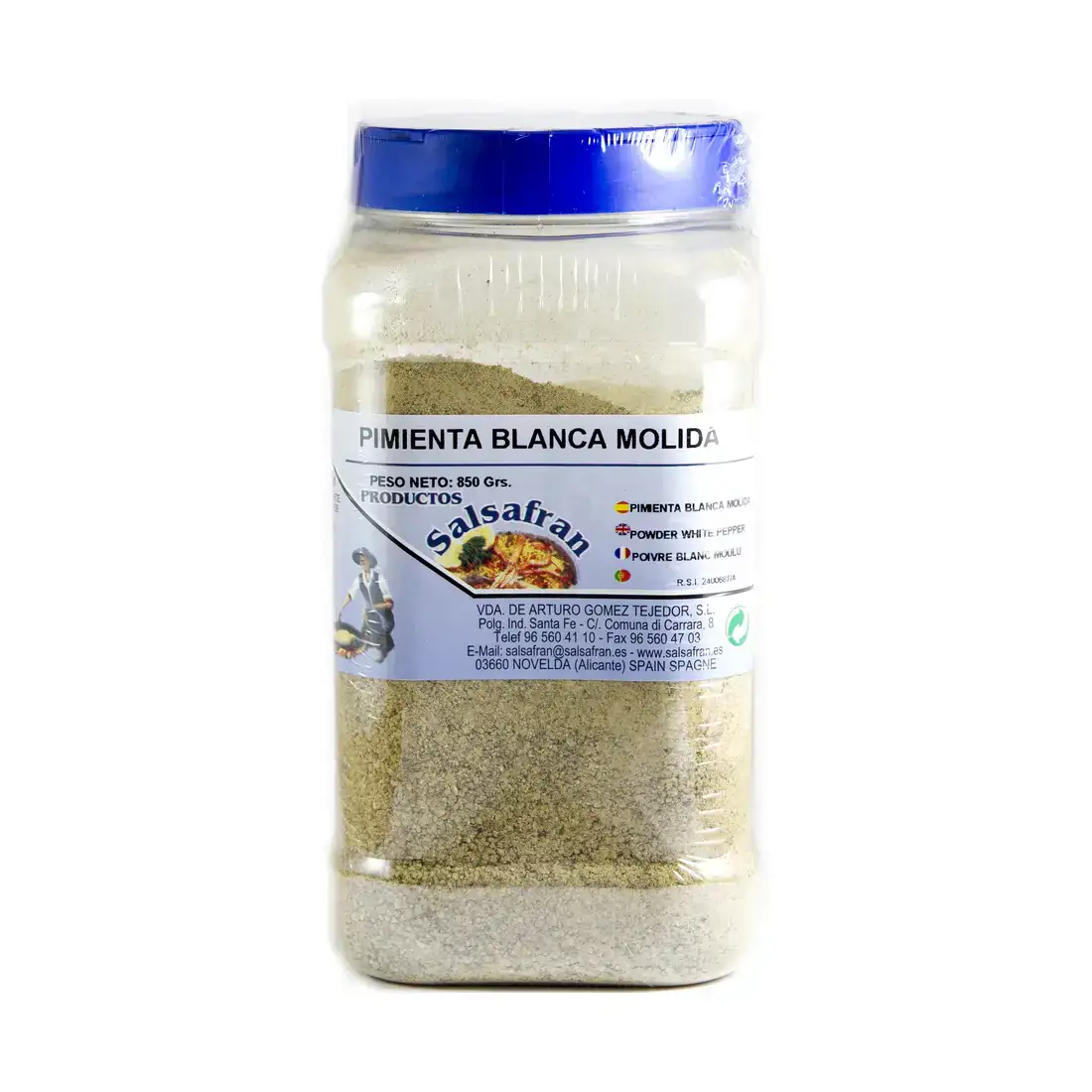 Salsafran au poivre blanc moulu 47 g_6803. Bienvenue chez DIAYTAR COTE D'IVOIRE - Votre Porte d'Accès à la Diversité. Découvrez notre boutique en ligne et choisissez parmi une pléthore d'articles qui célèbrent la richesse culturelle du Côte d'Ivoire et au-delà.