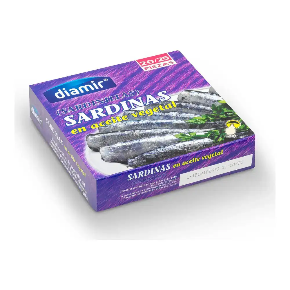 Sardines a l huile diamir 266 g_8793. Entrez dans l'Univers de DIAYTAR COTE D'IVOIRE - Où Chaque Produit a sa Place. Explorez nos rayons virtuels et choisissez des articles qui s'intègrent parfaitement à votre style de vie.