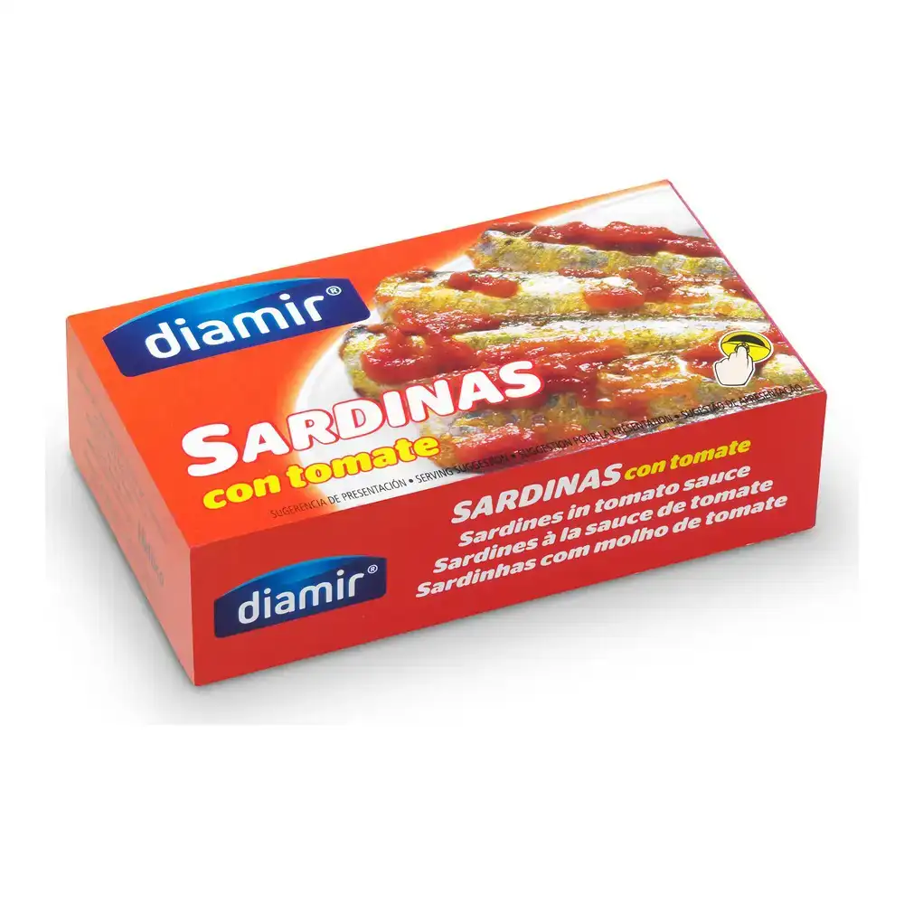 Sardines diamir tomate 125 g_6602. DIAYTAR COTE D'IVOIRE - Votre Destination pour un Shopping Unique. Parcourez notre catalogue et trouvez des articles qui vous inspirent et vous édifient.