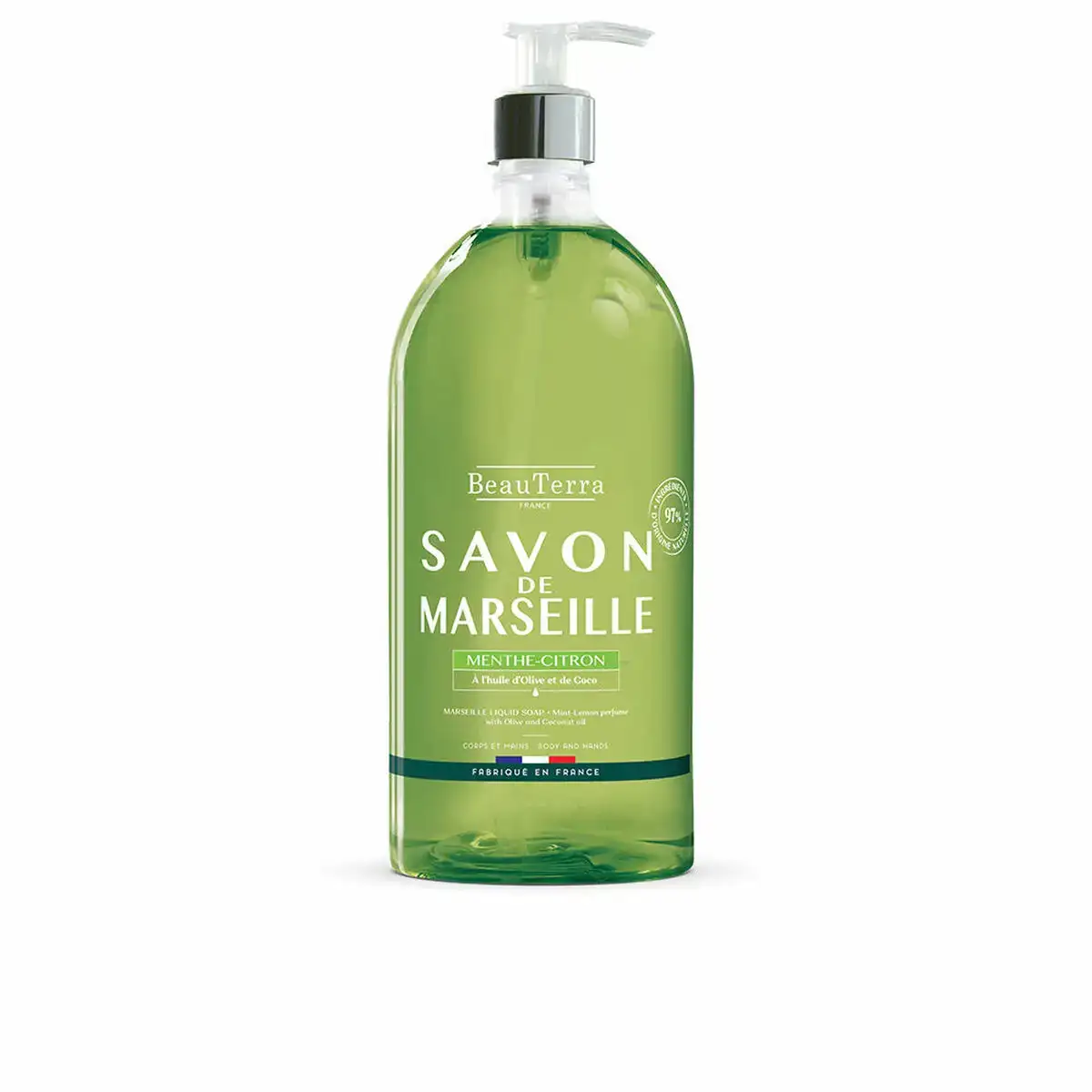 Savon liquide beauterra marseille menthe universel citron mains 1 l_1988. DIAYTAR COTE D'IVOIRE - Là où la Qualité se Marque d'une Touche Côte d'Ivoireaise. Naviguez à travers notre boutique en ligne et choisissez des produits qui allient excellence et tradition.