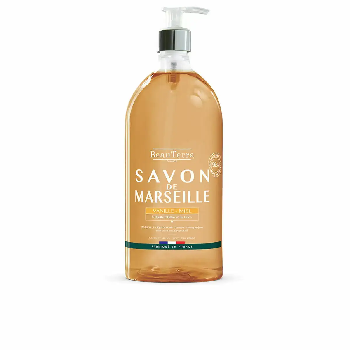 Savon liquide beauterra marseille universel miel vanille mains 1 l_3463. Bienvenue chez DIAYTAR COTE D'IVOIRE - Où Choisir est une Invitation au Voyage. Explorez notre boutique en ligne et découvrez des produits qui vous transportent dans l'univers du Côte d'Ivoire.