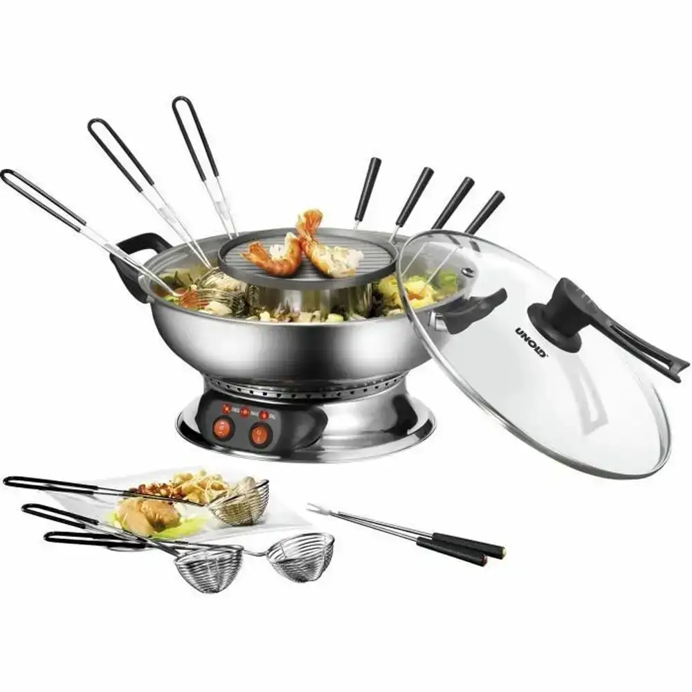Service a fondue en acier inoxydable unold unity_2133. DIAYTAR COTE D'IVOIRE - Là où Chaque Achat Contribue à un Rêve. Naviguez à travers notre boutique en ligne et soutenez des artisans talentueux tout en acquérant des trésors.