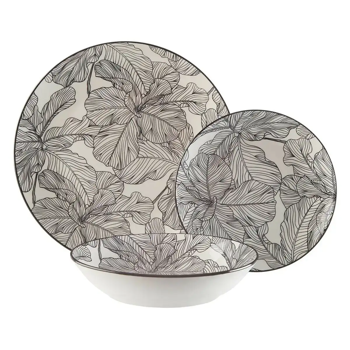 Service de vaisselle versa palmier porcelaine 18 pie ces_2995. Entrez dans l'Univers de DIAYTAR COTE D'IVOIRE - Où Chaque Produit a une Signification. Explorez notre gamme diversifiée et découvrez des articles qui résonnent avec votre vie.