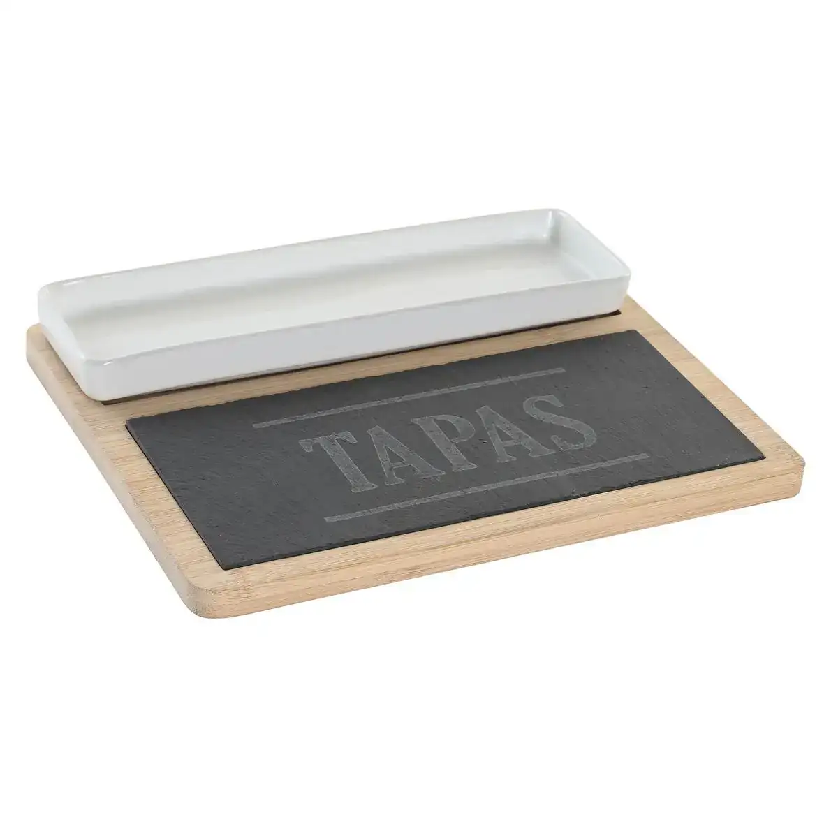 Set ape ritif dkd home decor 24 x 7 x 2 5 cm natural black board_8353. DIAYTAR COTE D'IVOIRE - L'Odyssée du Shopping à Votre Portée. Parcourez notre boutique en ligne et partez à la découverte d'articles qui rendront chaque jour spécial.