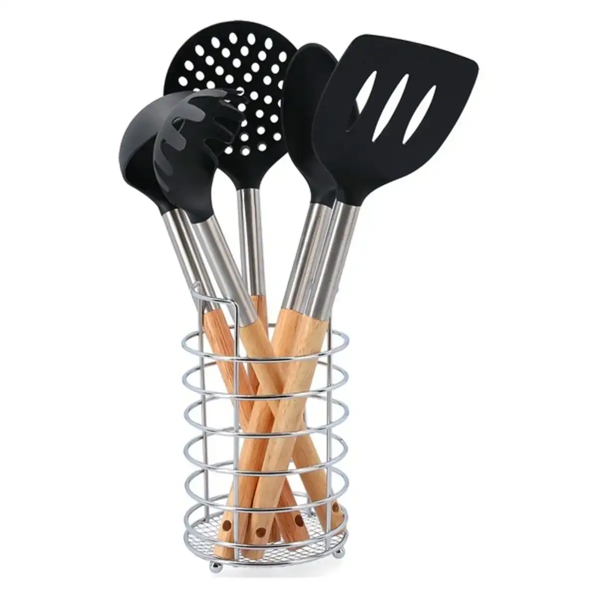 Set d ustensiles de cuisine quid baobab plastique 12 5 x 12 5 x 36 cm 6 pcs_3168. Découvrez DIAYTAR COTE D'IVOIRE - Votre Source de Produits Variés et un Service Exceptionnel. Parcourez nos catégories et bénéficiez d'un service client dévoué, prêt à vous guider à chaque étape.