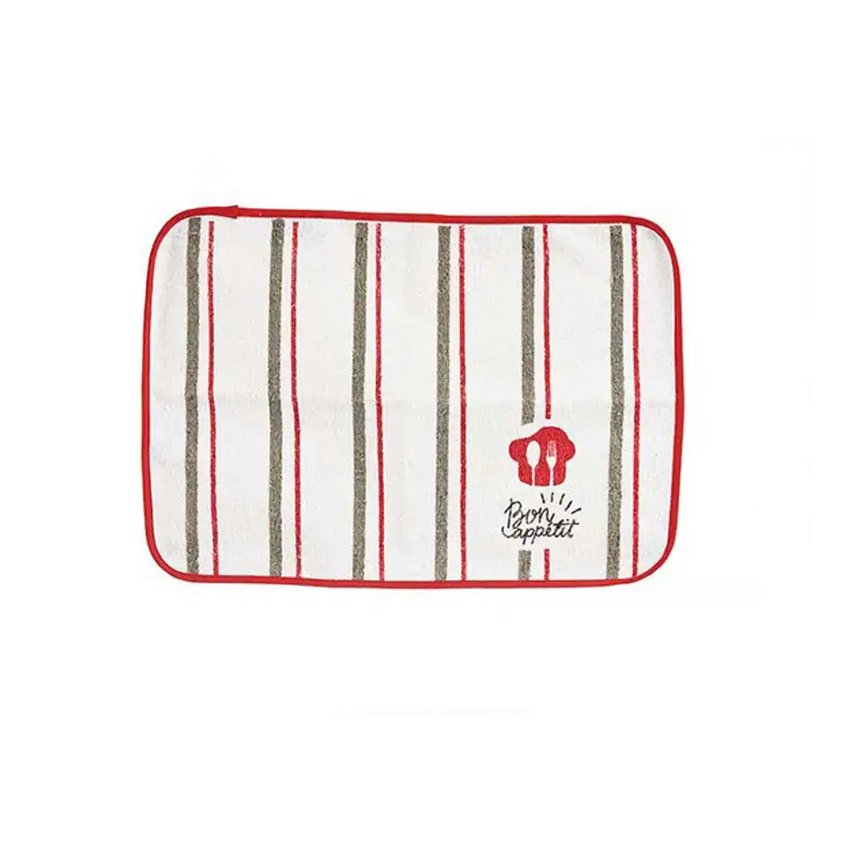 Set de table bon apetit rouge blanc 33 x 0 3 x 48 cm_7442. Bienvenue sur DIAYTAR COTE D'IVOIRE - Votre Galerie Shopping Personnalisée. Découvrez un monde de produits diversifiés qui expriment votre style unique et votre passion pour la qualité.