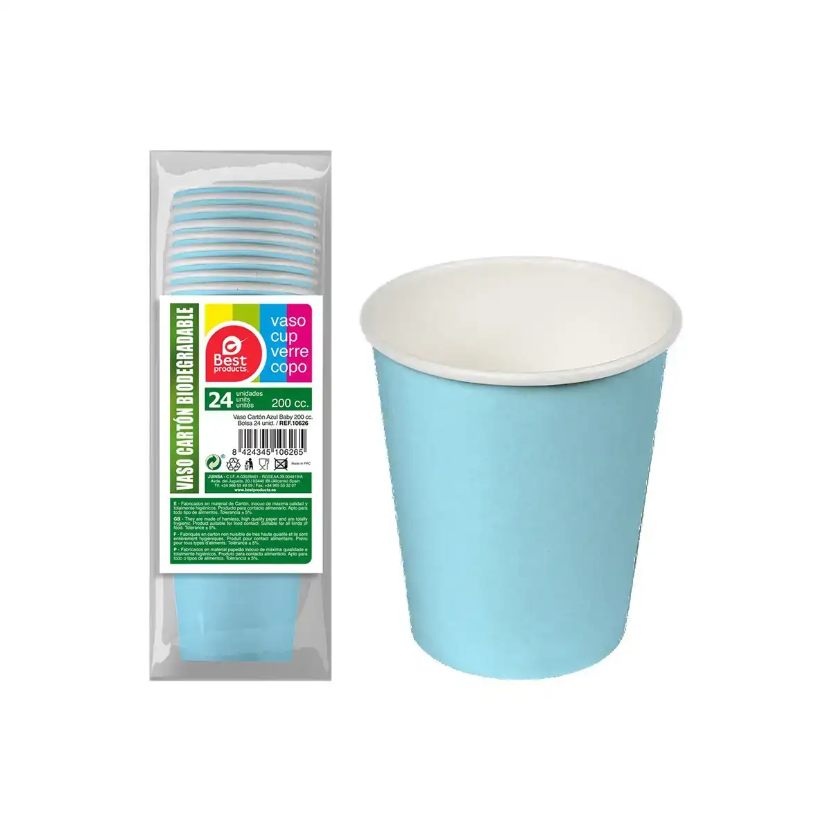 Set de verres best products green blue 200 cc carton 24 pie ces_2773. Bienvenue sur DIAYTAR COTE D'IVOIRE - Où Chaque Produit a son Charme. Explorez notre sélection minutieuse et trouvez des articles qui vous séduisent et vous inspirent.