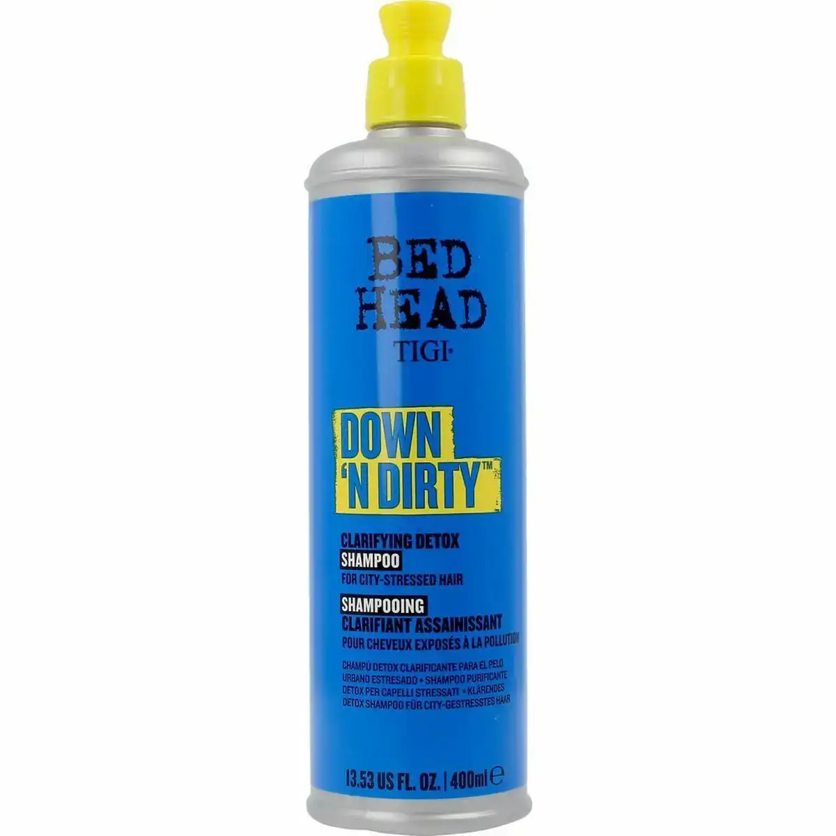 Shampooing tigi bed head down n dirty de toxifiant 400 ml_5192. DIAYTAR COTE D'IVOIRE - Où Choisir est un Voyage Cultuel. Explorez notre boutique en ligne et découvrez des produits qui célèbrent la richesse et la diversité culturelle du Côte d'Ivoire.