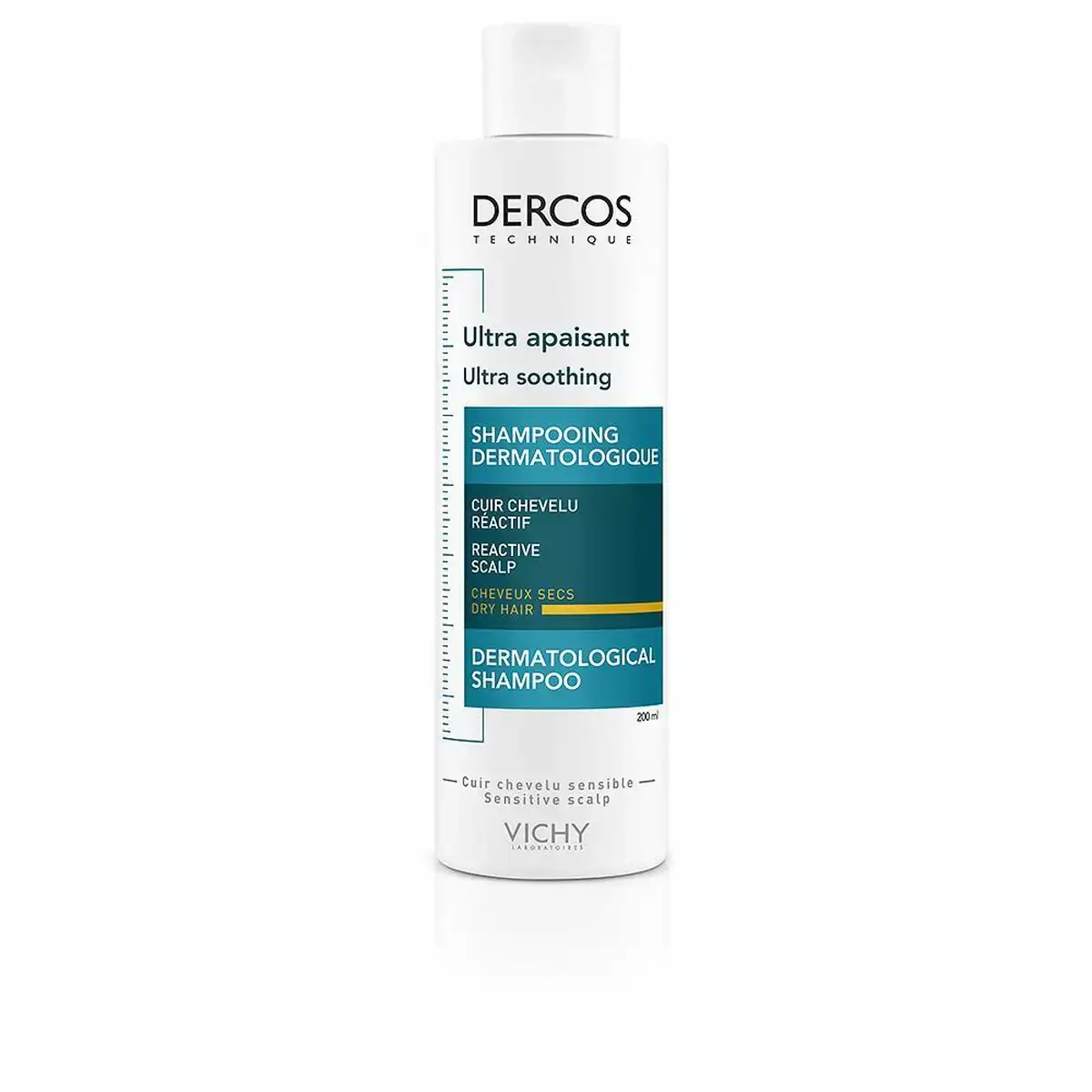Shampooing vichy dercos cheveux secs apaisant 200 ml_3006. Bienvenue sur DIAYTAR COTE D'IVOIRE - Votre Destination Shopping à la Côte d'Ivoireaise. Explorez notre boutique en ligne et découvrez une gamme variée de produits qui capturent l'esprit du Côte d'Ivoire.