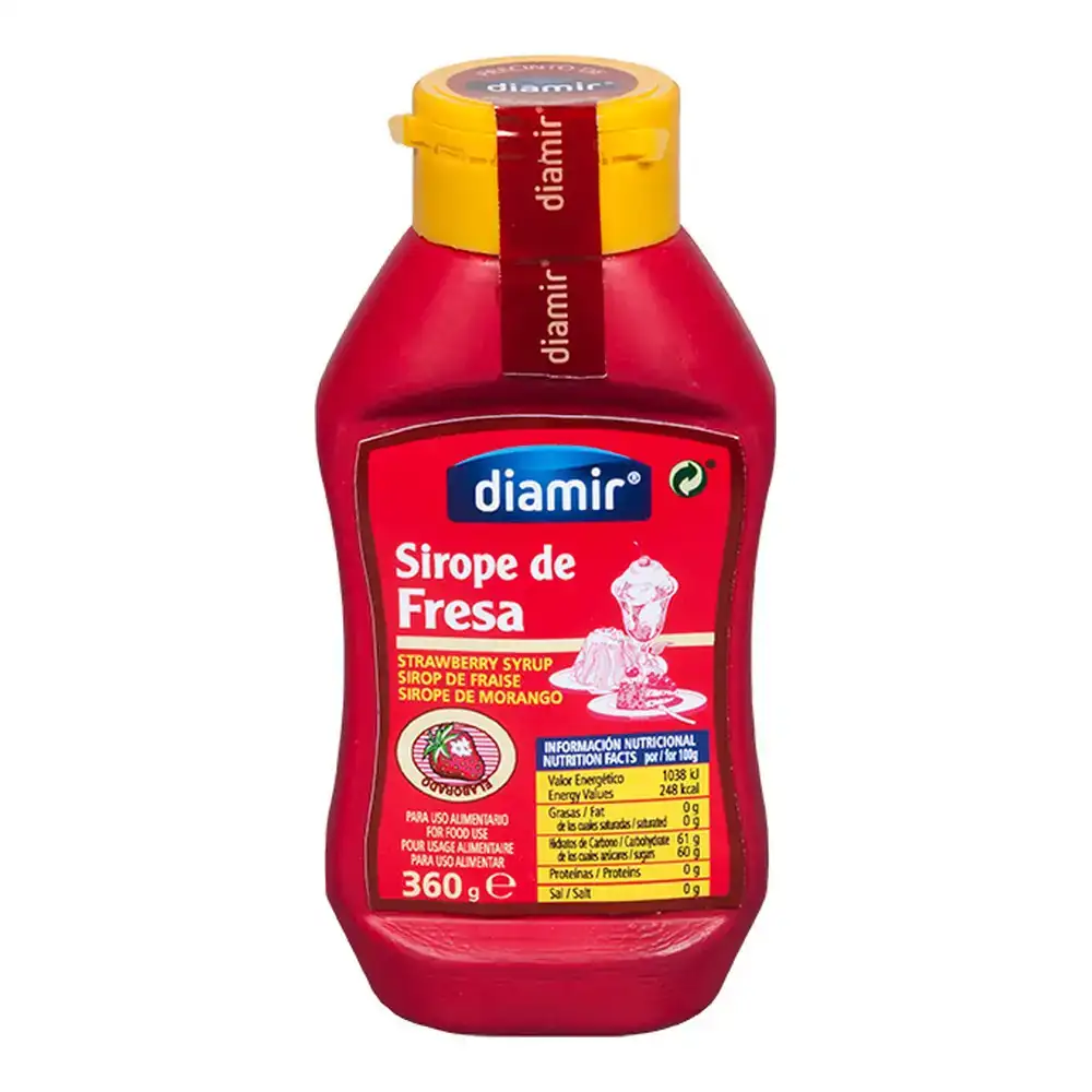 Sirop de fraise diamir 360 g_3893. DIAYTAR COTE D'IVOIRE - Là où la Beauté Rencontre la Fonctionnalité. Parcourez notre sélection pour trouver des produits qui allient esthétique et praticité, pour un quotidien sublimé.