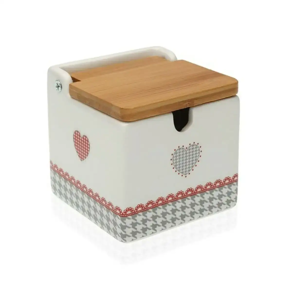 Sucrier versa kamira ce ramique bambou 9 x 9 x 9 cm_2125. DIAYTAR COTE D'IVOIRE - Là où la Diversité Rencontre la Qualité. Parcourez notre gamme complète et trouvez des produits qui incarnent la richesse et l'unicité du Côte d'Ivoire.