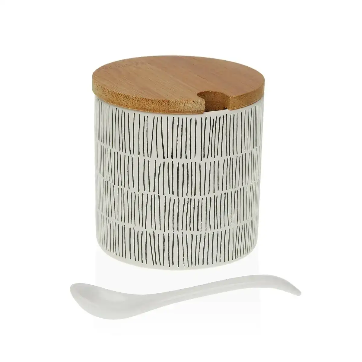 Sucrier versa new lines ce ramique 8 x 8 x 8 cm_6287. DIAYTAR COTE D'IVOIRE - Où Choisir Devient une Expérience Personnalisée. Explorez notre boutique en ligne pour découvrir des produits qui s'adaptent à votre style et à votre essence.
