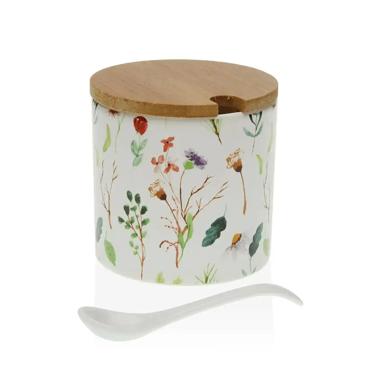 Sucrier versa sansa fleurs circulaires ce ramique 8 x 8 x 8 cm_1988. DIAYTAR COTE D'IVOIRE - Votre Univers Shopping Éclectique. Explorez nos offres variées et découvrez des articles qui embrassent la diversité et la polyvalence de vos besoins.