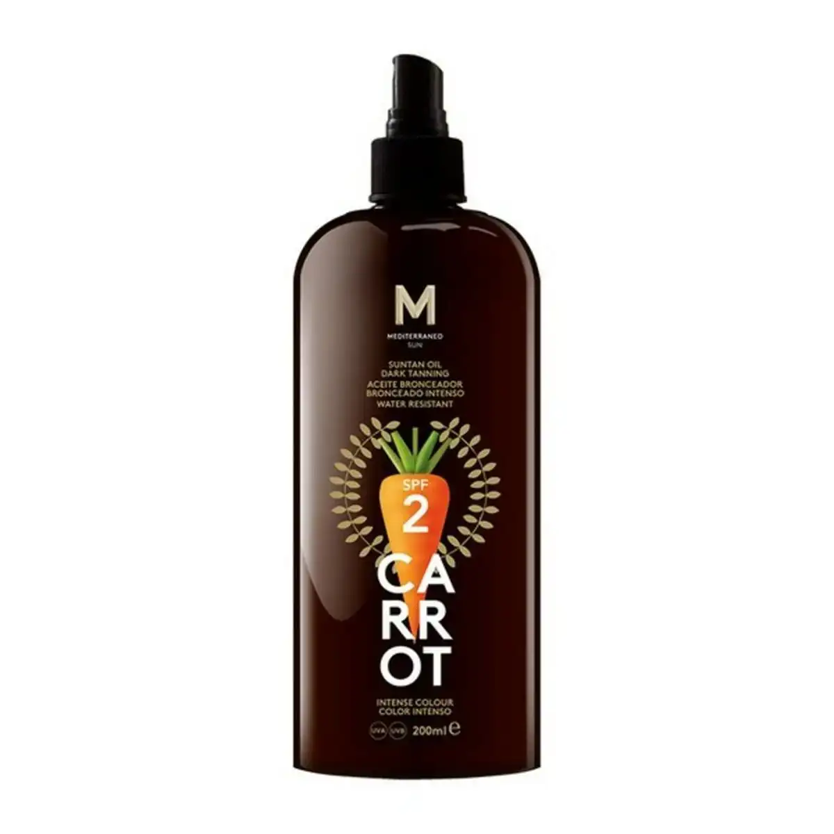 Sun block carrot suntan oil mediterraneo sun_4309. DIAYTAR COTE D'IVOIRE - Votre Escapade Shopping Virtuelle. Explorez notre boutique en ligne et dénichez des trésors qui évoquent la culture et le savoir-faire sénégalais, un clic à la fois.