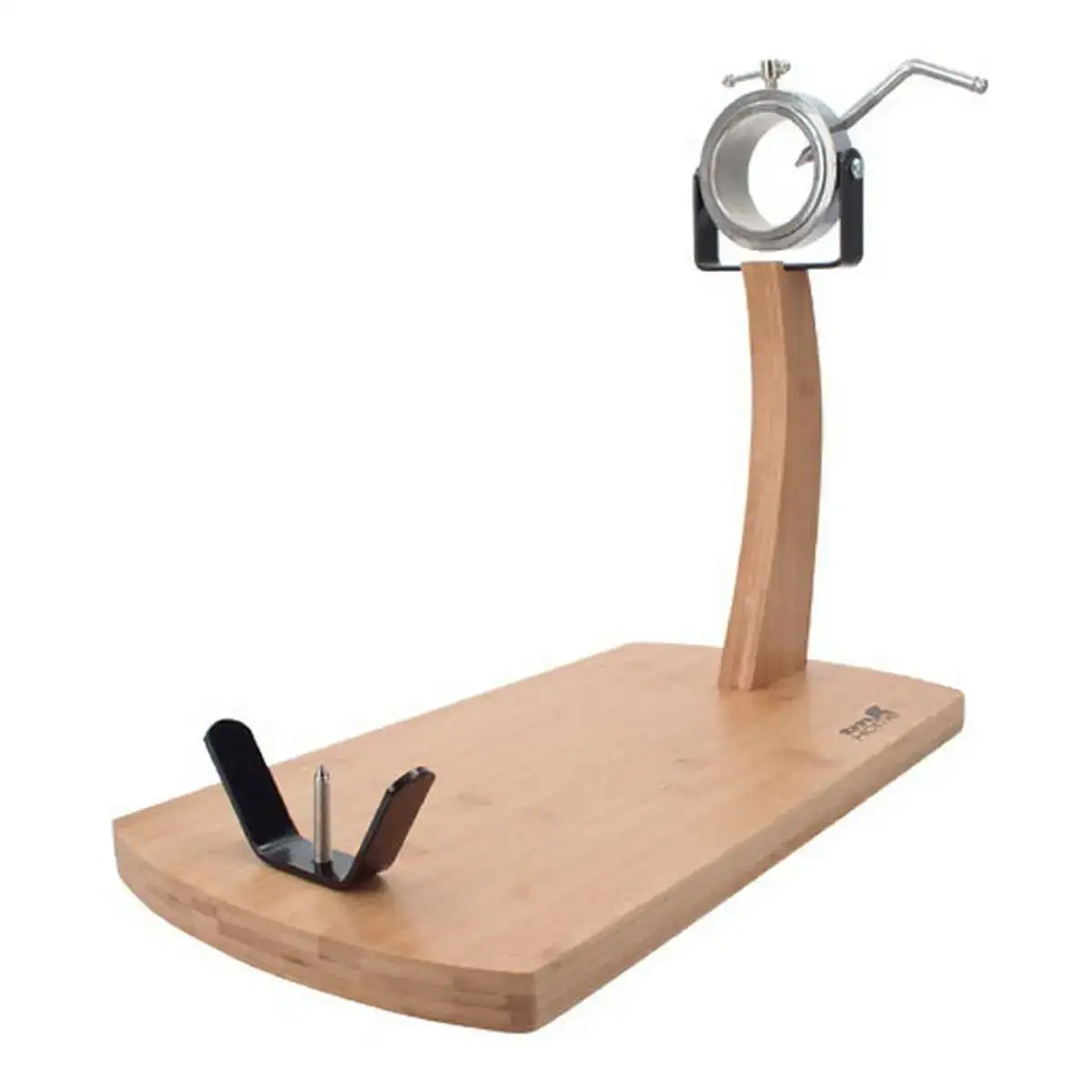 Support a jambon en bois 25 x 48 x 40 cm_1506. DIAYTAR COTE D'IVOIRE - Où Chaque Produit a son Histoire à Raconter. Parcourez notre catalogue et découvrez des articles qui portent en eux la passion et l'histoire du Côte d'Ivoire.
