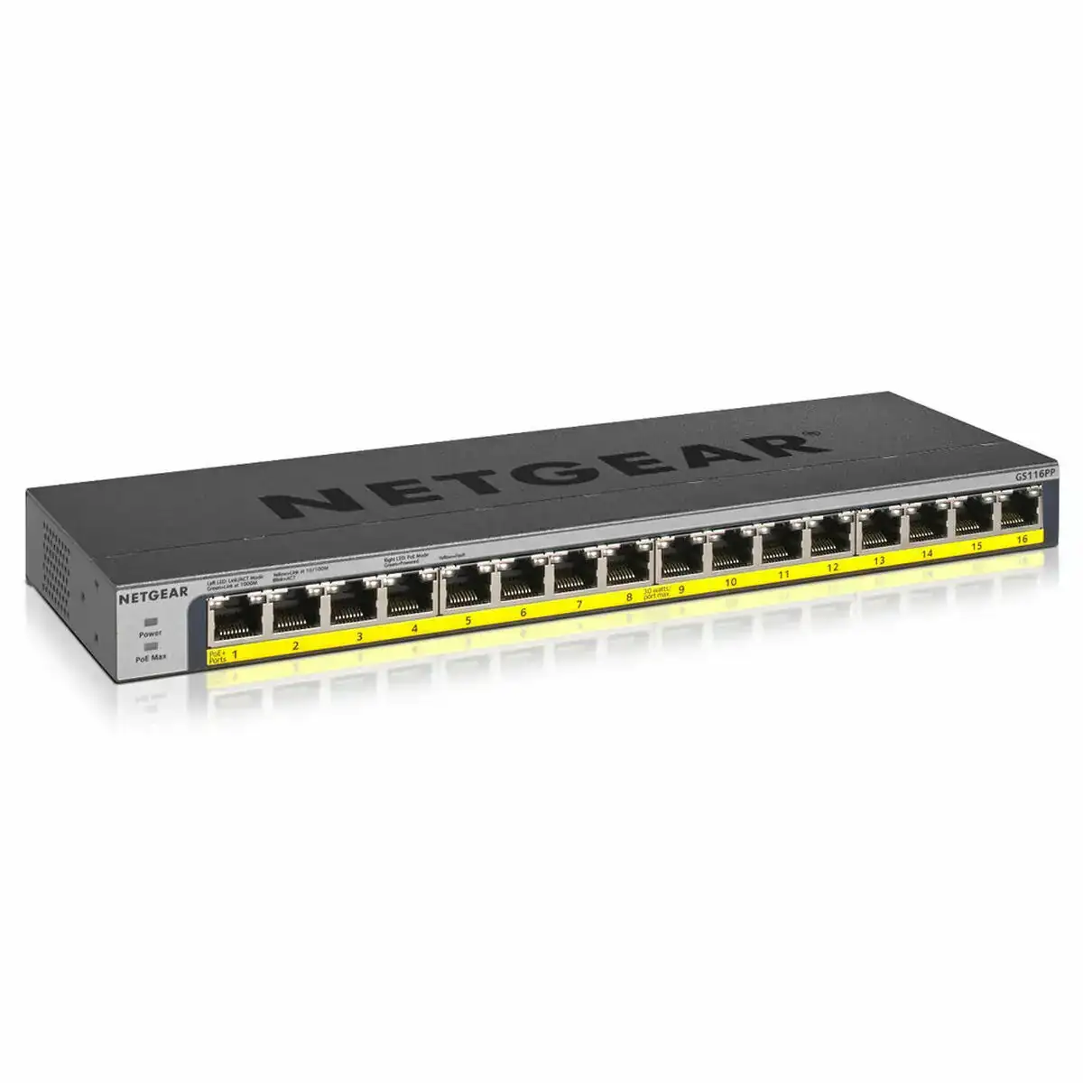 Switch netgear gs116pp 100eus noir 32 gbps_1610. Bienvenue sur DIAYTAR COTE D'IVOIRE - Où Choisir est un Voyage Passionnant. Plongez dans notre catalogue et trouvez des produits qui révèlent la diversité et la beauté du Côte d'Ivoire.