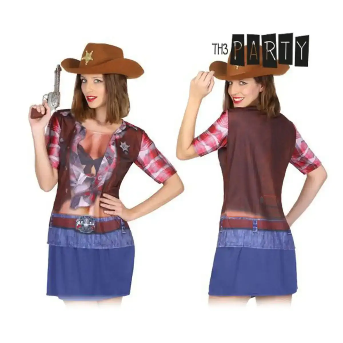 T shirt adulte 8270 cowgirl_7045. DIAYTAR COTE D'IVOIRE - L'Art de Choisir, l'Art de S'émerveiller. Explorez notre boutique en ligne et choisissez des articles qui éveillent votre sens de l'émerveillement.
