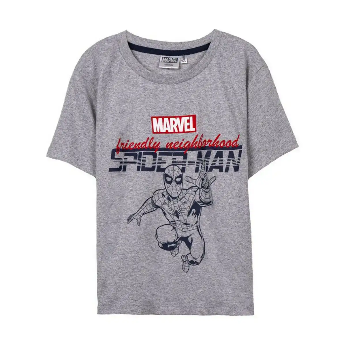 T shirt manches courtes spiderman enfant gris_4099. DIAYTAR COTE D'IVOIRE - Où Choisir est un Plaisir Responsable. Parcourez notre catalogue et choisissez des produits qui incarnent notre engagement envers des pratiques durables et éthiques.