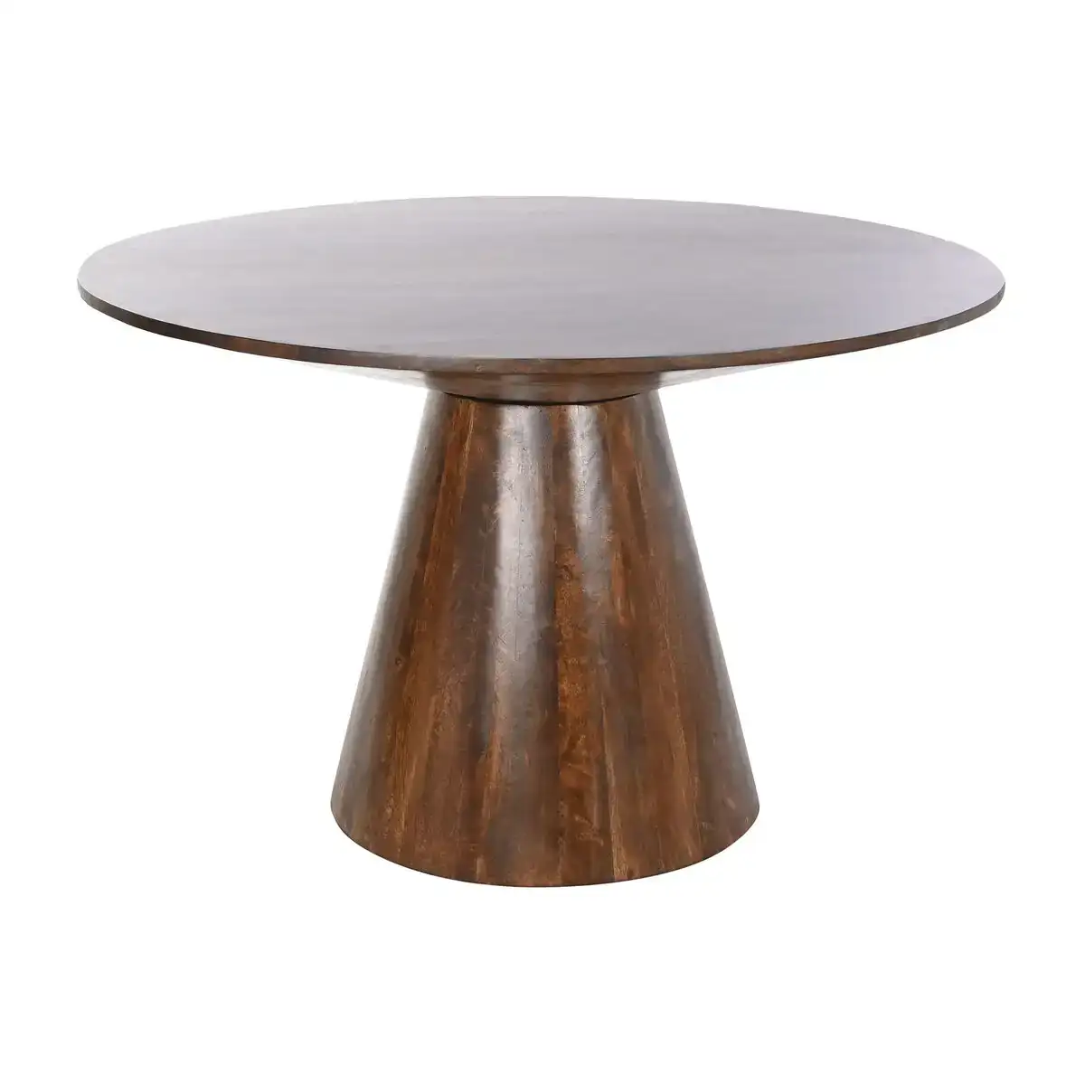 Table a manger dkd home decor bois de manguier marron fonce 120 x 120 x 76 cm_6068. DIAYTAR COTE D'IVOIRE - Votre Source de Découvertes Shopping. Découvrez des trésors dans notre boutique en ligne, allant des articles artisanaux aux innovations modernes.