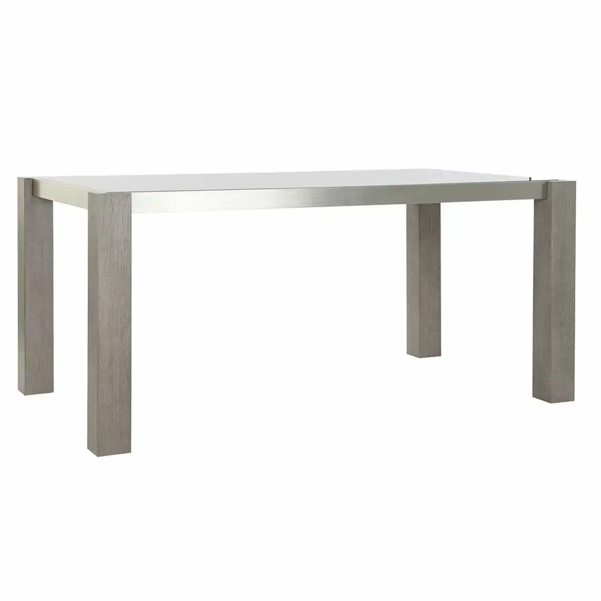 Table a manger dkd home decor cristal gris aluminium che ne verre trempe 162 x 92 x 74 cm_3343. DIAYTAR COTE D'IVOIRE - Votre Plateforme Shopping, Votre Choix Éclairé. Explorez nos offres et choisissez des articles de qualité qui reflètent votre style et vos valeurs.