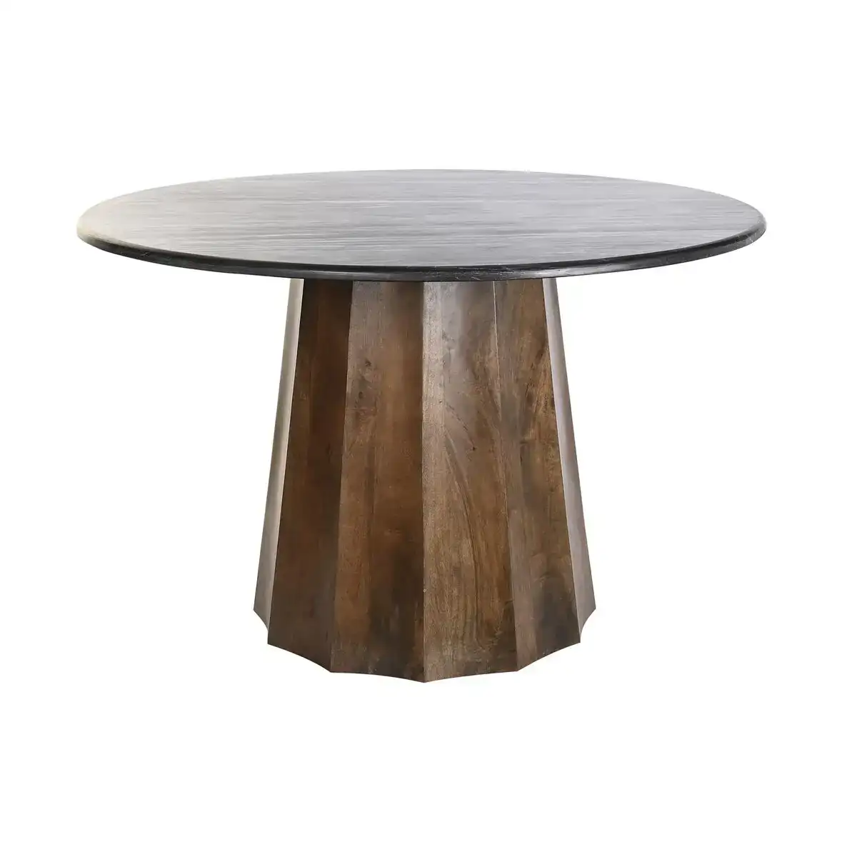 Table a manger dkd home decor marbre noir marron bois de manguier 120 x 120 x 76 cm_8090. DIAYTAR COTE D'IVOIRE - Où Choisir est un Voyage Cultuel. Explorez notre boutique en ligne et découvrez des produits qui célèbrent la richesse et la diversité culturelle du Côte d'Ivoire.