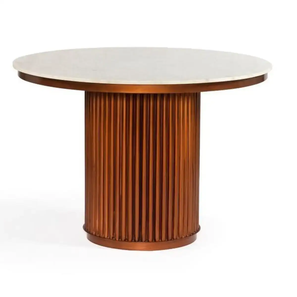 Table a manger dkd home decor me tal marbre 110 x 110 x 76 cm_2151. DIAYTAR COTE D'IVOIRE - Là où Chaque Produit Est une Trouvaille. Explorez notre sélection minutieuse et découvrez des articles qui correspondent à votre style de vie et à vos aspirations.