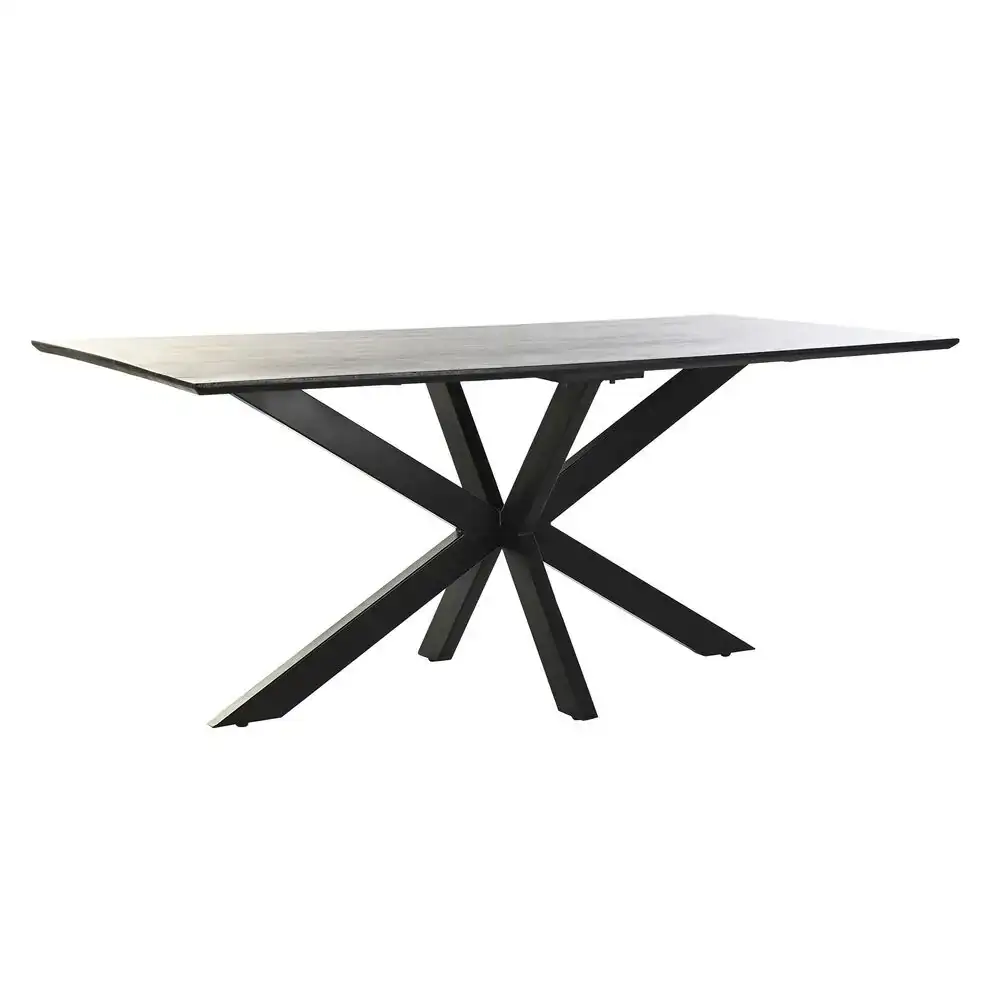 Table a manger dkd home decor me tal noir bois de manguier 180 x 90 x 76 cm_2537. DIAYTAR COTE D'IVOIRE - Votre Plaisir Shopping à Portée de Clic. Explorez notre boutique en ligne et trouvez des produits qui ajoutent une touche de bonheur à votre vie quotidienne.
